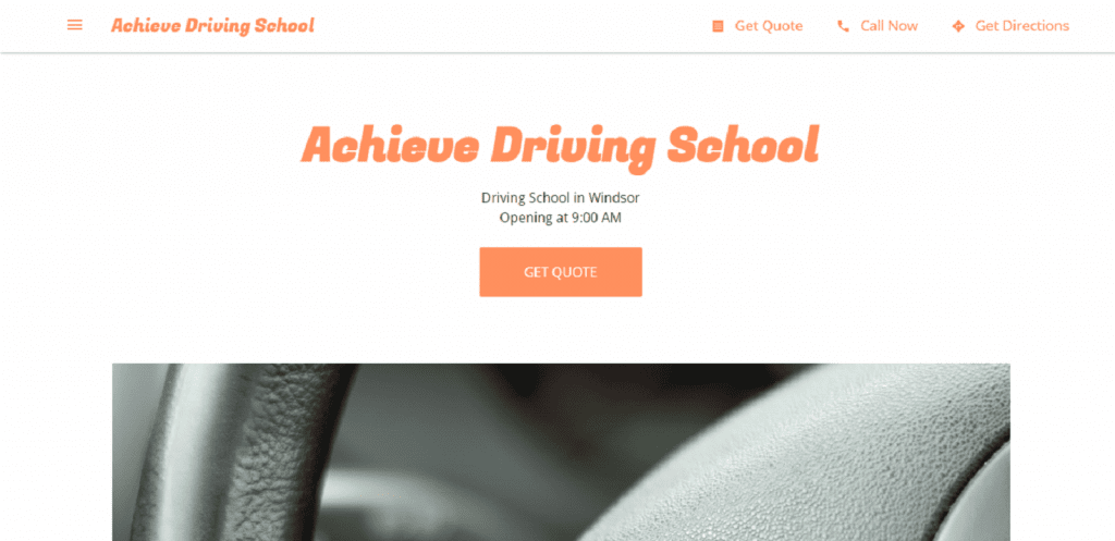 Achieve Driving School Windsor Ontario