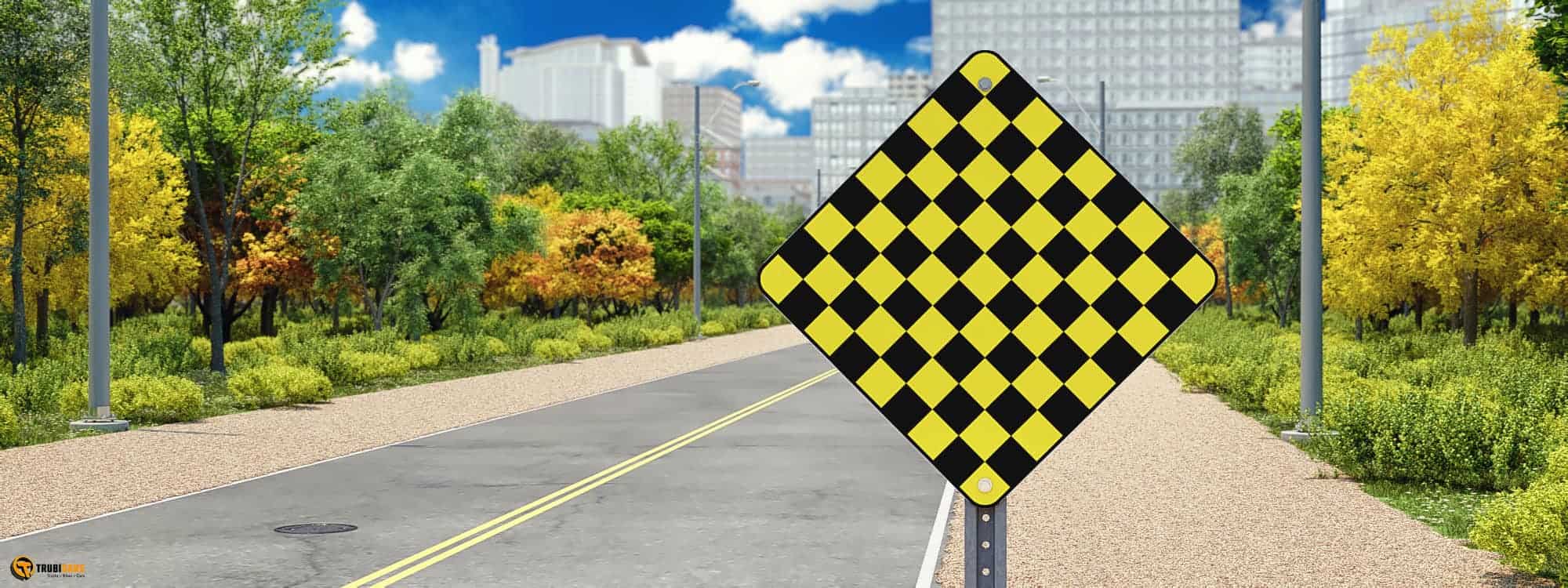 Checkerboard Road Ends